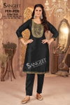 Peri Peri By Sangeet Zoba Silk Ladies Kurti With Bottom Wholesale Market In Surat
